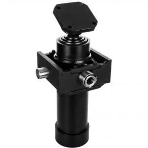 Teleskopický hydraulický valec 110/4x1300 pre príves D47 zdvih: 1300 mm - s kolískou